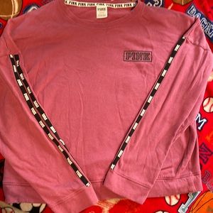 This is a “Pink” crew neck sweatshirt it has never been worn and is so comfy.
